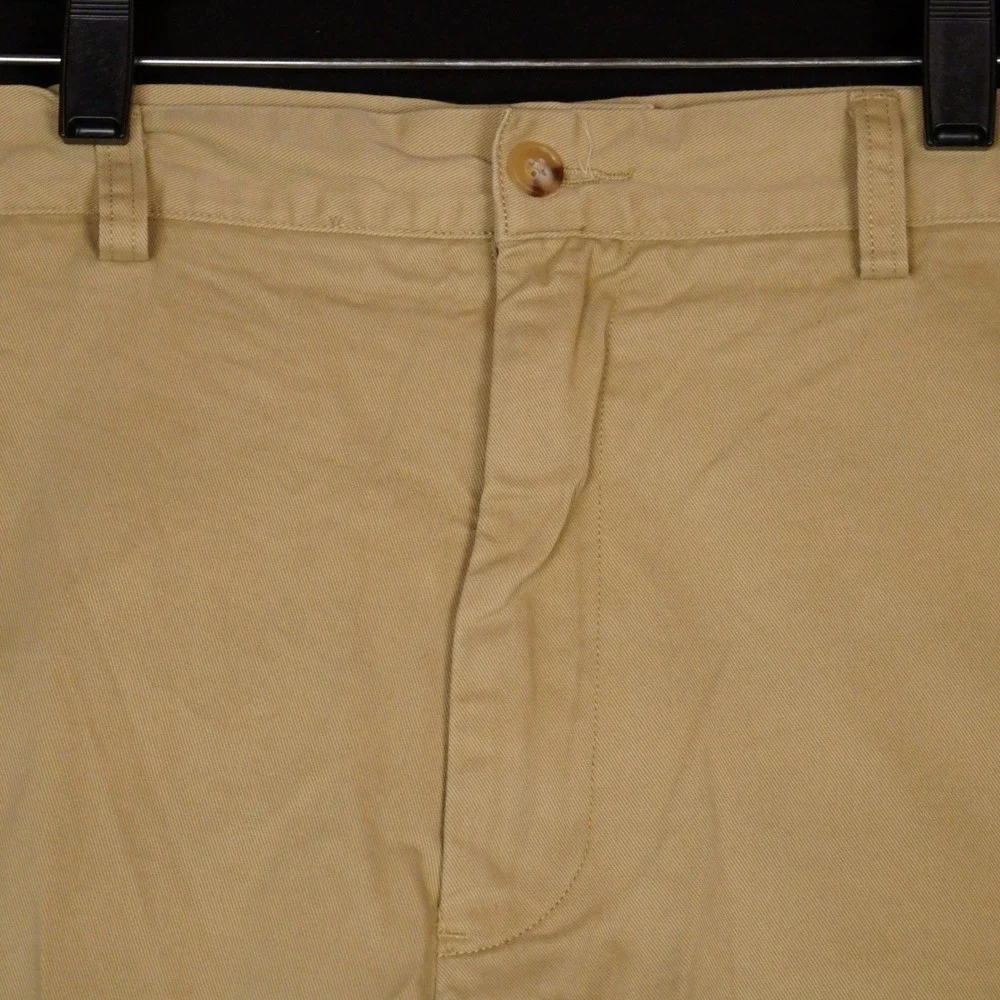 Polo Ralph Lauren Chino Shorts Mens 42 Tan Khaki Classic Fit Cotton Casual